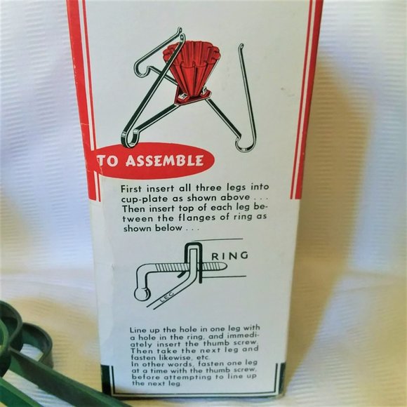 Christmas Tree Stand VTG Mtal Liftime SB#108 USA Made 50's - 60's Holidays Decor - Picture 5 of 7